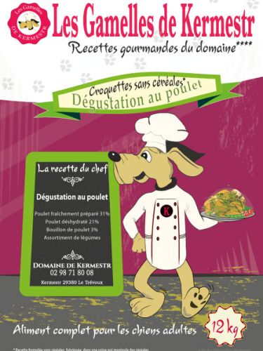 Croquettes sans céréales au poulet